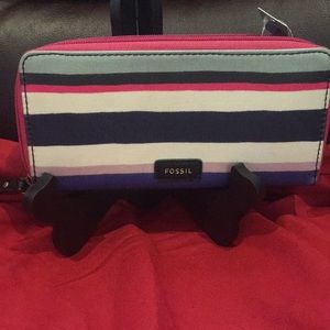 Fossil Bags - 🎉 3 for 15 Blue Multi strip Fossil wallet🎉 Fossil Bags - 🎉 3 for 15 Blue Multi strip Fossil wallet🎉